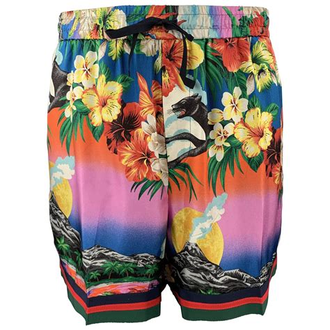 gucci formal shorts|gucci shorts colorful.